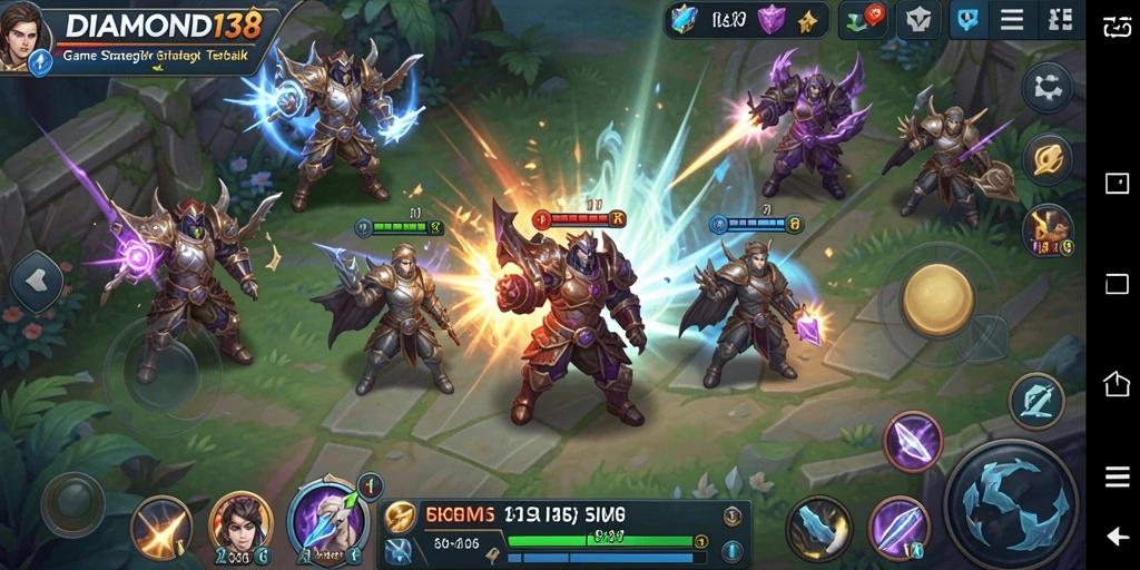 Tampilan gameplay seru dan strategis di DIAMOND138.