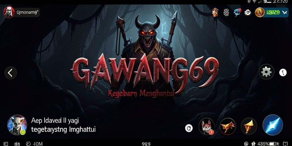 Screenshot menampilkan gameplay mencekam di GAWANG69.