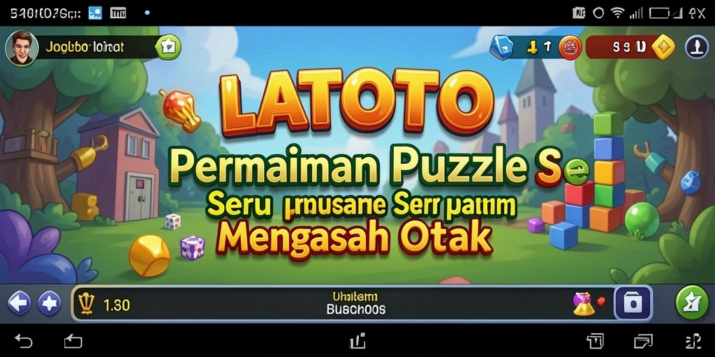 Tampilan gameplay LATOTO yang menarik dan penuh warna.