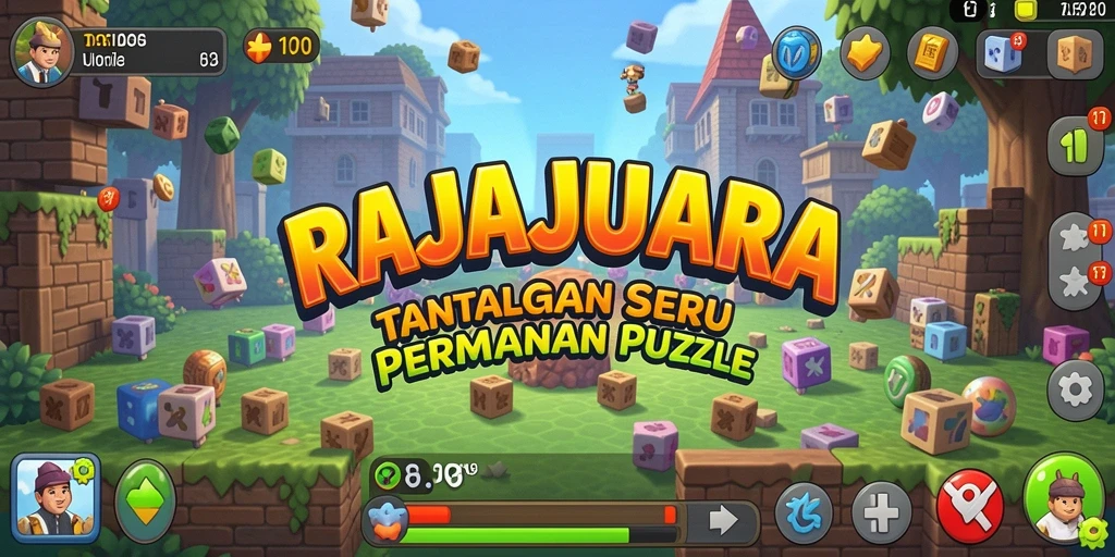 Tampilan gameplay seru dan menchallenging dari RAJAJUARA.
