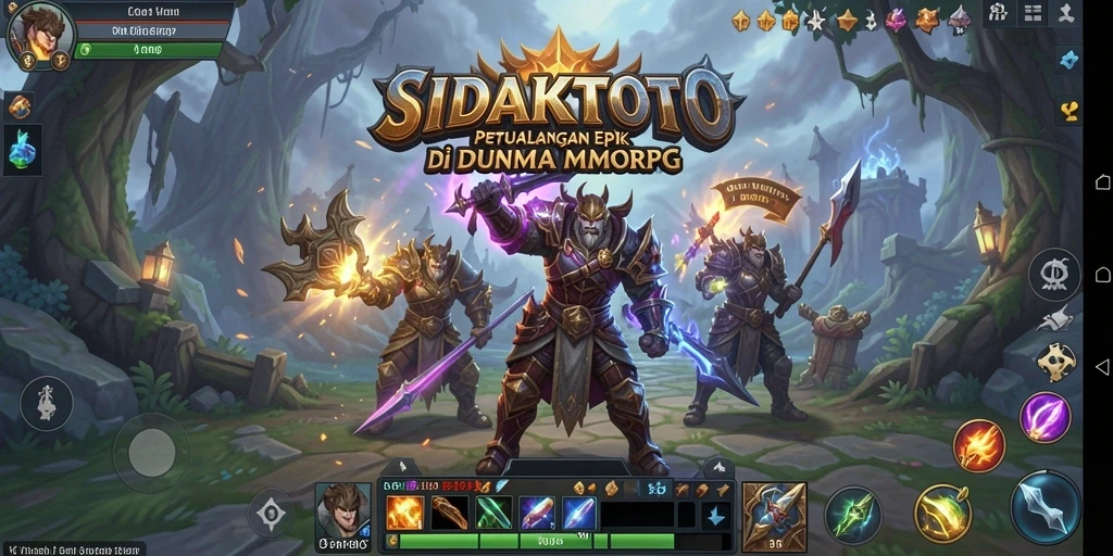 Gameplay epik SIDAKTOTO dengan petualangan menakjubkan di dunia MMORPG.
