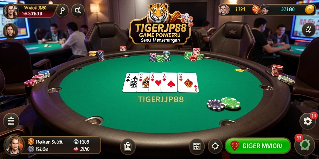 Tangkapan layar menunjukkan gameplay seru dan antusiasme pemain dalam TIGERJP88.