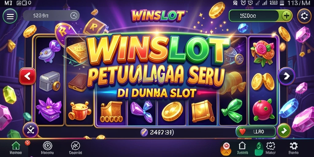 Tampilan gameplay petualangan di WINSLOT yang memukau.